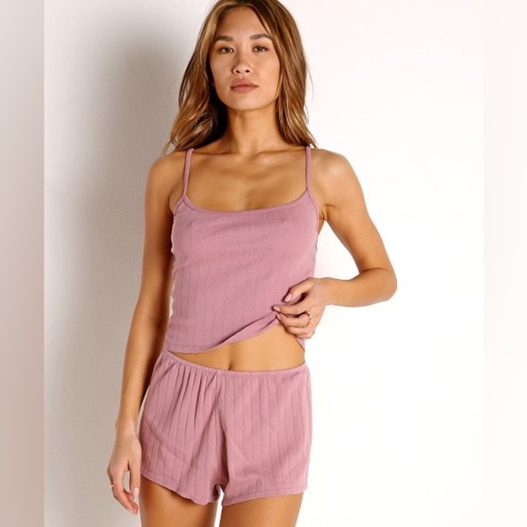 LACAUSA Tops - LACAUSA x Anthropologie Paris 90's Cami in Woodrose